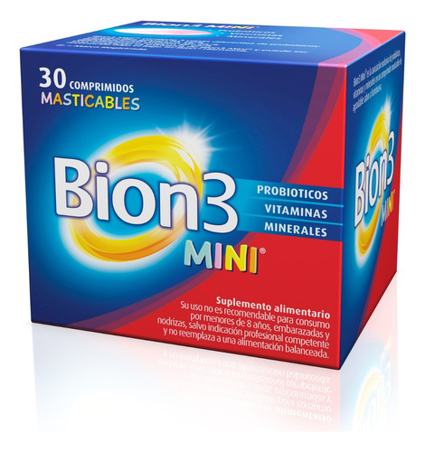 Bion 3 Mini 30 Comprimidos Masticables