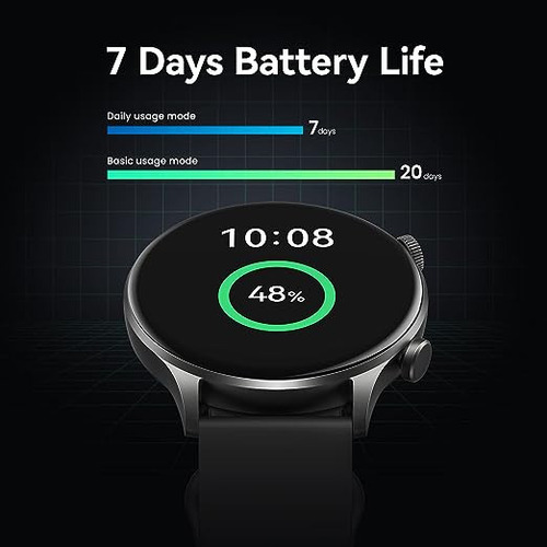 Solar Plus Rt3: Reloj Con Pantalla De 1,43 Pulgadas Y Salud