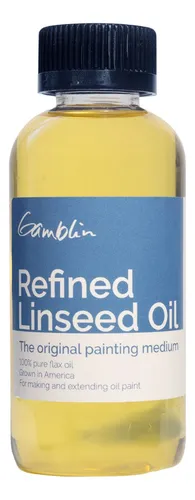 Aceite De Linaza Refinado Para Óleo Gamblin 125ml
