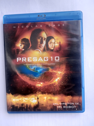 Presagio Knowing Película Blu Ray Nicolas Cage