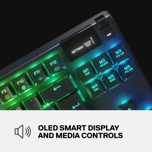 Teclado Mecanico Steelseries Apex Pro Tkl C/ Rgb Y Pantalla