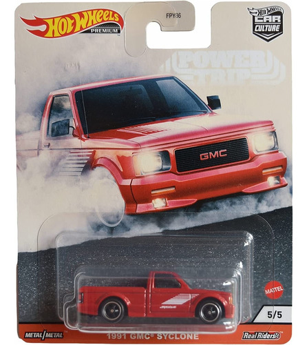 Hot Wheels 1991 Gmc Syclone Rojo Car Culture 55