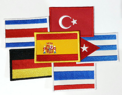 4 Banderas Paises Del Mundo 7x5cm, 