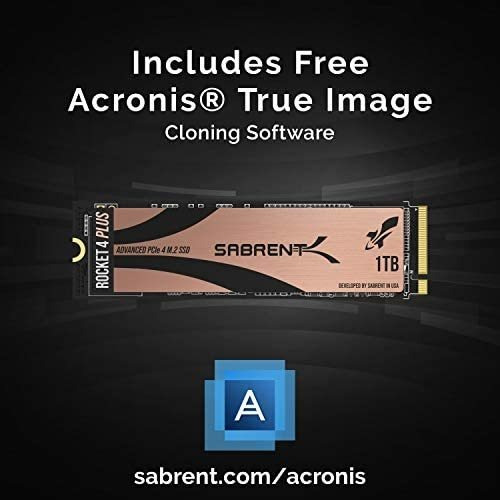 Sabrent 1tb Rocket 4 Plus Nvme 4.0 Gen4 Pcie M.2 Interno...
