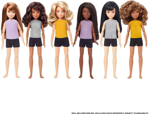Imagem 5 de 8 de Boneco Creatable World Barbie Starter Pack Cs-073 Básico