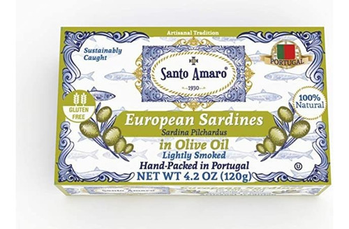 Santo Amaro Europeos Sardinas Salvajes En Aceite De Oliva Vi