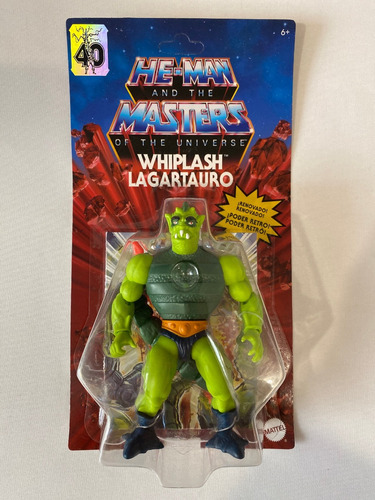 Whiplash Motu Origins Retro Mattel Wave 10 Lagartauro Unpunc (Usado)