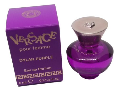 Perfume Miniatura Dylan Purple 5 Ml Eau Parfum Versace 