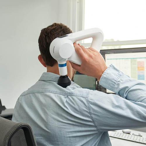 Theragun Elite Masajeador Bluetooth G4 Terapia Percusión Color Blanco
