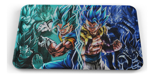 Tapete Dbz Vegetto Y Gogeta Blue Baño Lavable 40x60cm