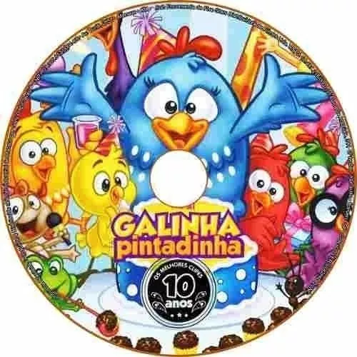 Galinha Pintadinha 6 DVD em 1 - Filme Coleção Desenho Infantil