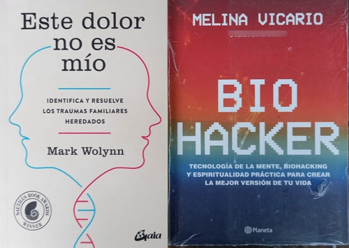 2 Libros Este Dolor No Es Mio + Biohacker Gaia Planeta