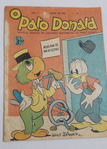 Pato Donald 1 De 1950 Ree Atenção Leia * Frete Grátis