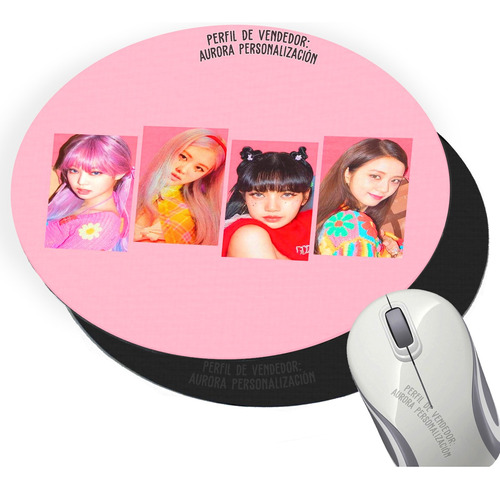 Pad Mouse Black Pink K Pop Música