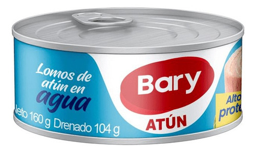 Atun Bary Lomos En Agua 160g - g