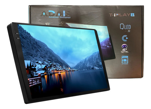 Multimidia 10'' Adak T-iplay8s-106128 Carplay 6/128g Qled 4g Cor Preto