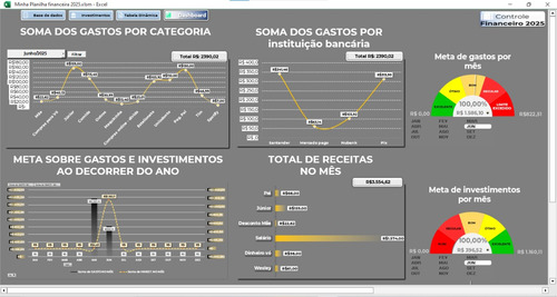 Planilha Financeira Automatizada Em Excel Vba