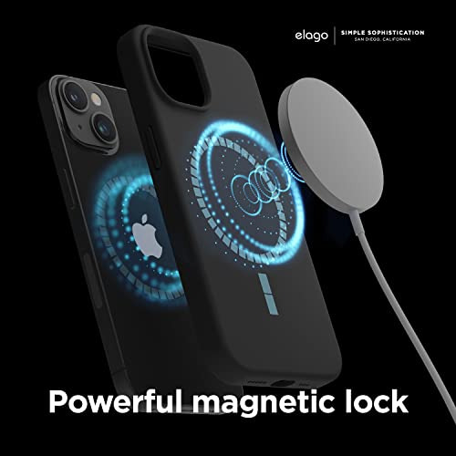 Funda Magnetica Para iPhone 14 Plus Magsafe Negro Silicon-02