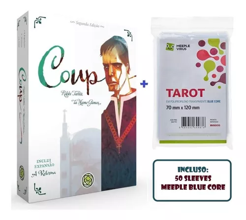 Jogo Coup + Expansões A Reforma Bufão&burocrata + Sleeve - Ri Happy