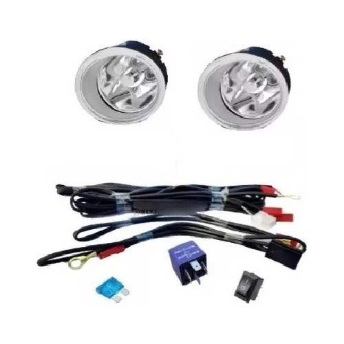 Faros Auxiliares Renault Kangoo Fase Ii 08/12 Kit Completo 