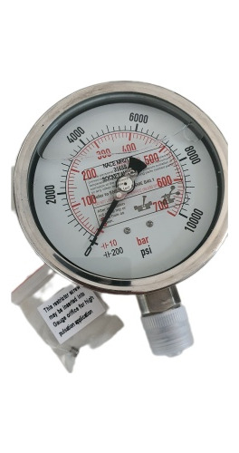 Manómetro De 0-10000 Psi / 0-700 Bar Nuevo