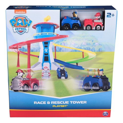 Paw Patrol Torre De Control Con Tobogan Y Vehiculos 99103