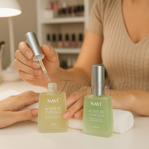 Aceite De Cutículas Navi - Fortalecedor De Uñas 15ml Durazno