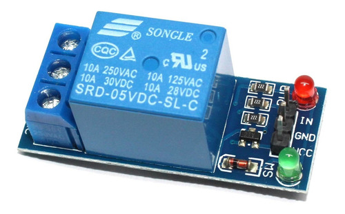 Módulo Relé 1 Canal 10a Para Arduino