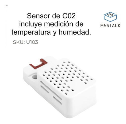 M5stack Scd40 Medidor De C02, Temperatura Y Humedad U103