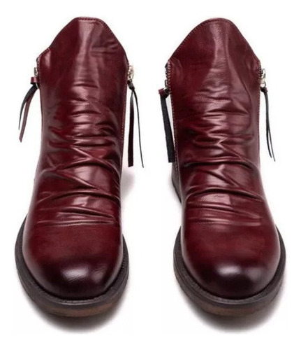 Botas Chelsea Térmicas Con Cremallera Y Borlas Para Hombre