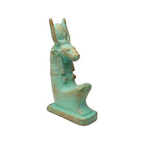 Estatua Patina Hathor - Deidad Egipto - Diosa Egipcia Hathor