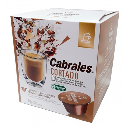 Café cortado en cápsula Cabrales sin TACC