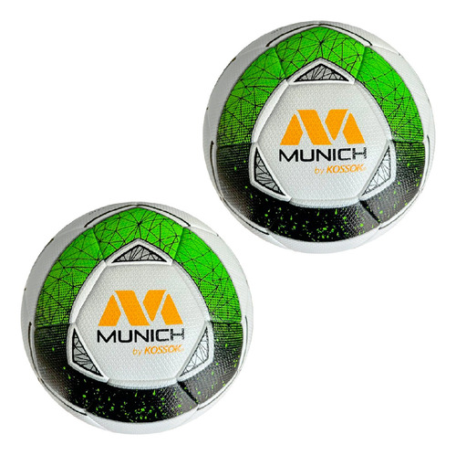 Pelotas Fútbol Munich Euro N5 Original Pu Texturado X2