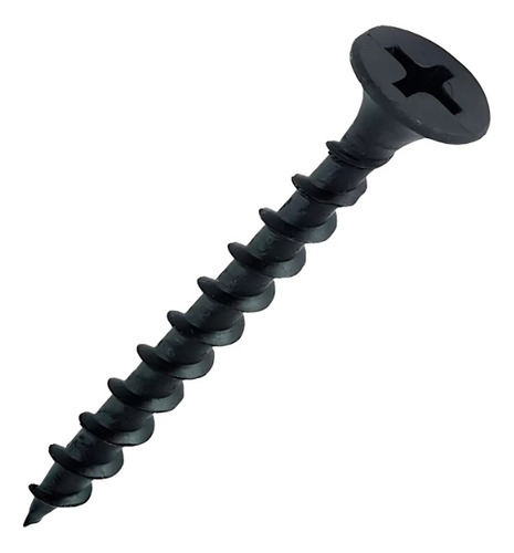 Tornillos Drywall 6x1 3/4 Negros Bluexpress (100 Unidades)