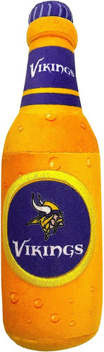 Nfl Minnesota Vikings - Botella De Cerveza Para Perros Y Gat