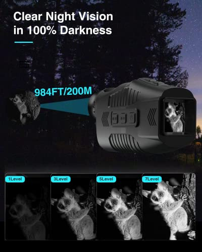 Monocular Visión Nocturna Con Iluminador Infrarrojo Y Grabac
