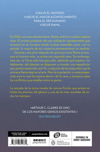 Rama 2, De Arthur C. Clarke. Rama, Vol. 2.0. Editorial B De Bolsillo, Tapa Blanda, Edición 1.0 En Español, 2024