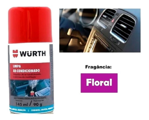  Limpa Ar Condicionado Higienizador Automotivo Floral