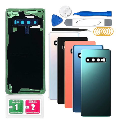 Tapa Trasera Para Samsung Galaxy S10 Con Cristal Cámara