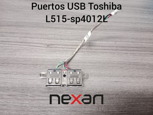 Pacha Puertos Usb Para Portáatil Toshiba L515-sp4012l