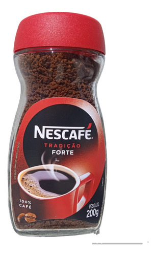 Cafe Nescafé Fuerte 200grs Tapa Roja X2 Unidades