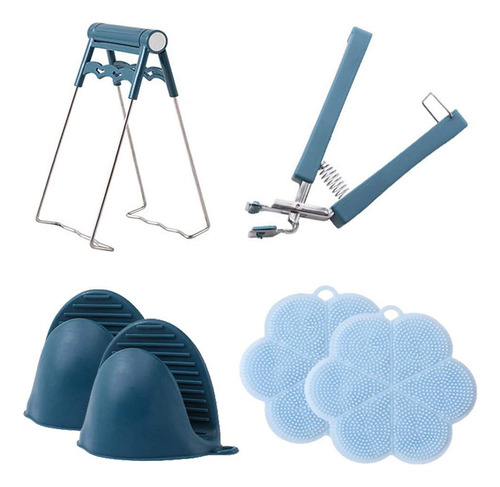 Juego De 6 Pinzas De Agarre Para Placas Térmicas Y Guantes D