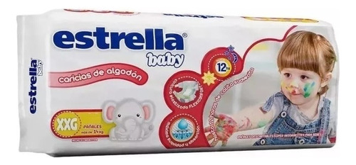 Pañales Estrella Baby Hiperpack Talle Xxg X 34 Mas De 14kg Género Sin Género Tamaño Extra Extra Grande (xxg)