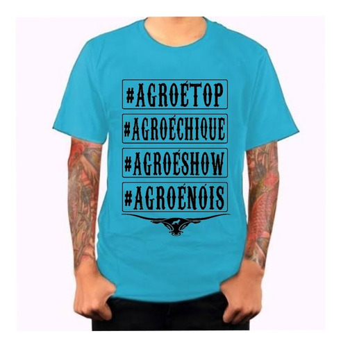 Camiseta Camisa Masculina Agro É Top Agronegócio Agricultor