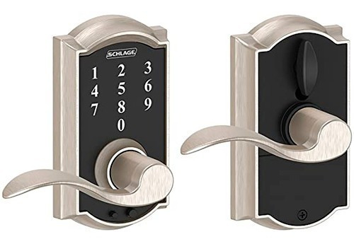 Cerradura Digital Táctil Satin Niquel Fe695 Schlage