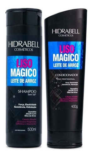 Shampoo E Condicionador Liso Mágico Hidrabell