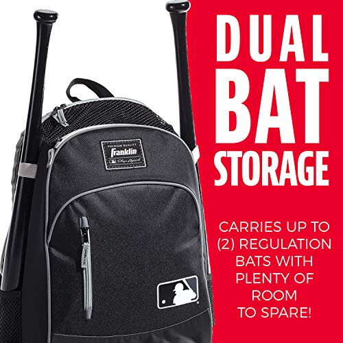 Mochila De Softbol Y Beisbol Franklin Sports - Negro/gris
