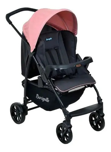 Carrinho de Bebê Ecco Cz Rosa - Burigotto
