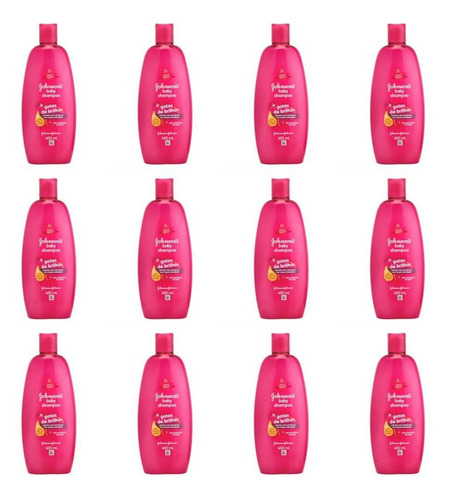 Imagem 1 de 1 de Johnsons Baby Gotas De Brilho Shampoo 400ml (kit C/12)