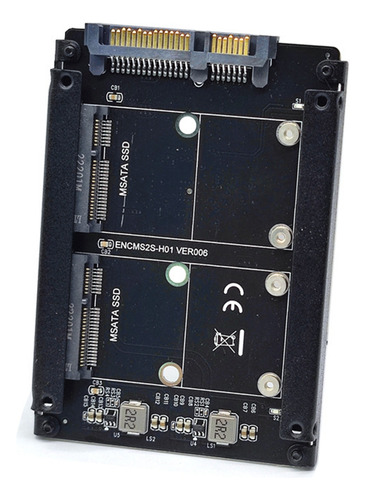 Tarjeta Adaptadora Dual Msata A Sata3.0, Ssd A Interfaz De 6